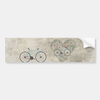 Adesivo Para Carro Eu amo minha bicicleta