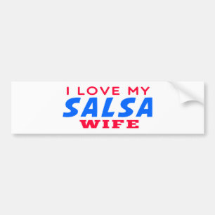 Adesivo Para Carro Eu amo minha esposa da salsa