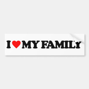 ADESIVO PARA CARRO EU AMO MINHA FAMÍLIA