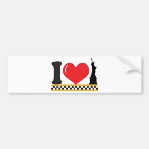 Adesivo Para Carro Eu amo New York