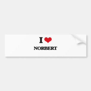 Adesivo Para Carro Eu amo Norbert