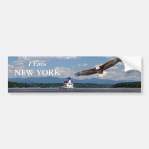 Adesivo Para Carro Eu Amo Nova York