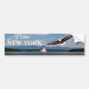 Adesivo Para Carro Eu amo Nova York
