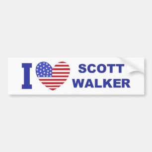 Adesivo Para Carro Eu amo o caminhante de Scott
