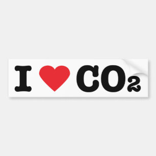 Adesivo Para Carro Eu amo o CO2
