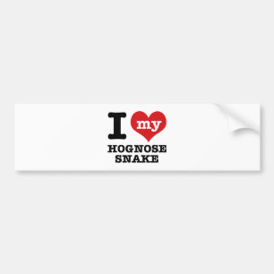 Adesivo Para Carro Eu amo o cobra de Hognose