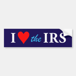 Adesivo Para Carro Eu Amo o IRS Coração