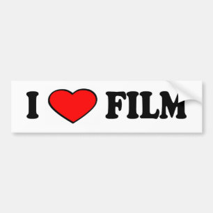 Adesivo Para Carro eu amo o pára-choque do filme