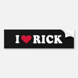 ADESIVO PARA CARRO EU AMO O RICK