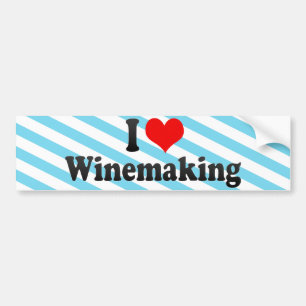 Adesivo Para Carro Eu amo o Winemaking