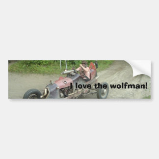 Adesivo Para Carro Eu amo o wolfman!