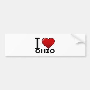ADESIVO PARA CARRO EU AMO OHIO