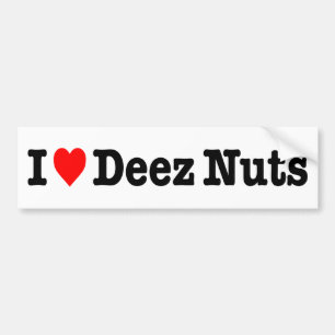 ADESIVO PARA CARRO "EU AMO OS LOUCOS DE DEEZ "