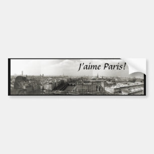 Adesivo Para Carro "Eu amo Paris!" Autocolante no vidro traseiro