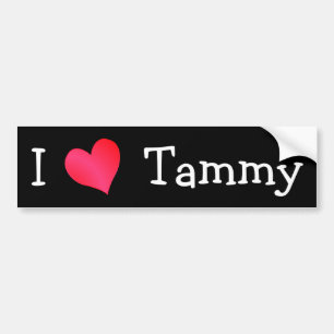 Adesivo Para Carro Eu Amo Tammy