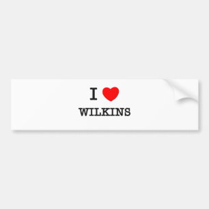 Adesivo Para Carro Eu amo Wilkins