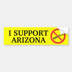 Adesivo Para Carro Eu apoio a arizona