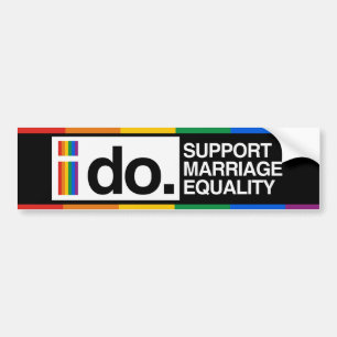 ADESIVO PARA CARRO EU APOIO A IGUALDADE DO CASAMENTO - - .PNG