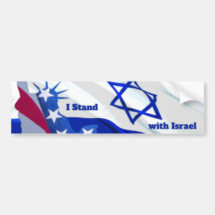 Adesivo Para Carro Eu apoio Israel à nação judaica