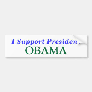 Adesivo Para Carro Eu apoio o presidente, OBAMA