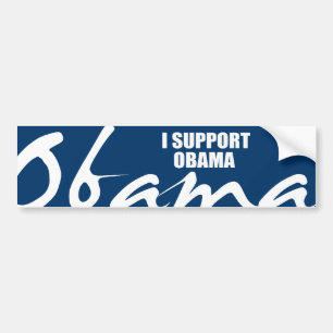 ADESIVO PARA CARRO EU APOIO OBAMA