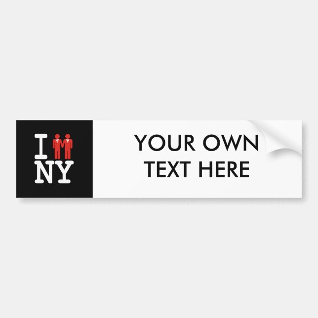 ADESIVO PARA CARRO EU CASEI-ME NOS HOMENS DE NY - .PNG (Frente)