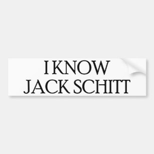 Adesivo Para Carro Eu conheço Jack Schitt
