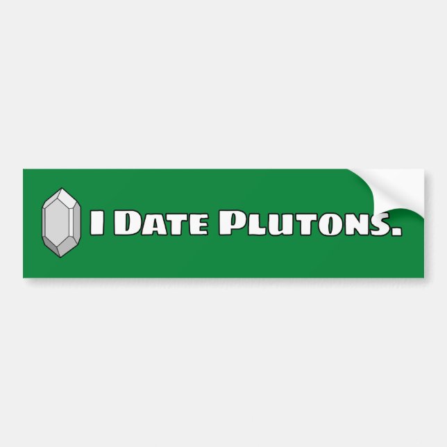 Adesivo Para Carro Eu dato Plutons (Frente)