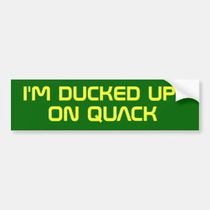 Adesivo Para Carro Eu DUCKED ACIMA NO GRASNADO