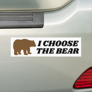 Adesivo Para Carro Eu Escolho O Bear Feminismo 4B
