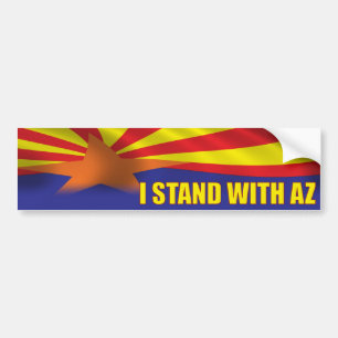 Adesivo Para Carro Eu estou com arizona - arizona do apoio