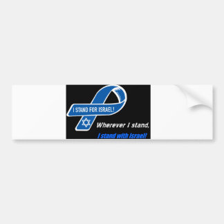 Adesivo Para Carro eu estou com bumpersticker de Israel