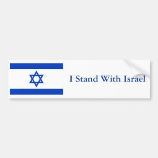 Adesivo Para Carro Eu estou com Israel