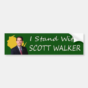 Adesivo Para Carro Eu estou com o caminhante de Scott de Wisconsin