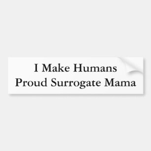 Adesivo Para Carro Eu faço o Mama do substituto de HumansProud