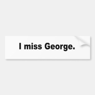 Adesivo Para Carro Eu falto George