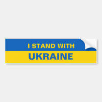 Eu fico com a bandeira ucraniana
