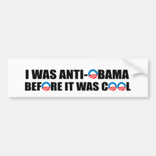 ADESIVO PARA CARRO EU FUI ANTI-OBAMA ANTES QUE ESTÊVE LEGAL