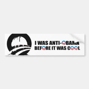 ADESIVO PARA CARRO EU FUI ANTI-OBAMA ANTES QUE ESTÊVE LEGAL