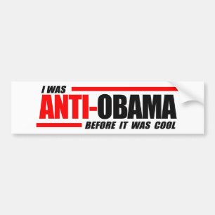 Adesivo Para Carro Eu fui Anti-Obama antes que estêve legal