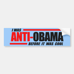 Adesivo Para Carro Eu fui Anti-Obama antes que estêve legal