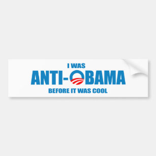 Adesivo Para Carro Eu fui Anti-Obama antes que estêve t-shirt legal