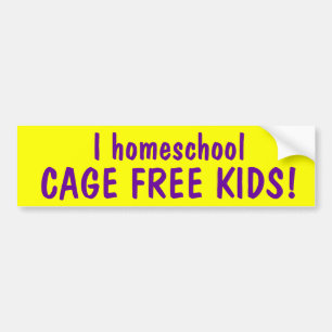 Adesivo Para Carro Eu GAIOLA do homeschool LIVRO MIÚDOS
