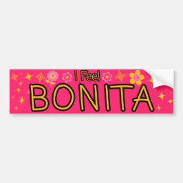 Adesivo Para Carro Eu me Sinto Bonita Estética Groovy 
