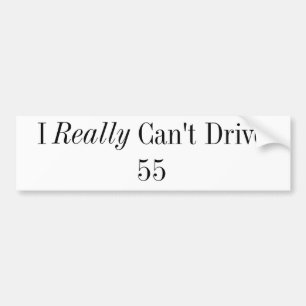 Adesivo Para Carro Eu não posso realmente a movimentação 55