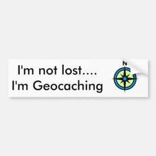 Adesivo Para Carro Eu não sou perdido… Eu sou Geocaching