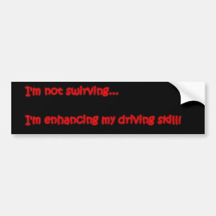 Adesivo Para Carro Eu não swirving…