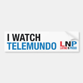 Adesivo Para Carro Eu olho Telemundo