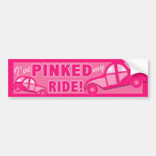 Adesivo Para Carro Eu PIQUEI meu PASSEIO para ROSA Loving dos