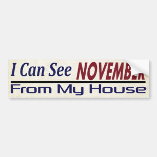 Adesivo Para Carro Eu posso ver novembro de minha casa
